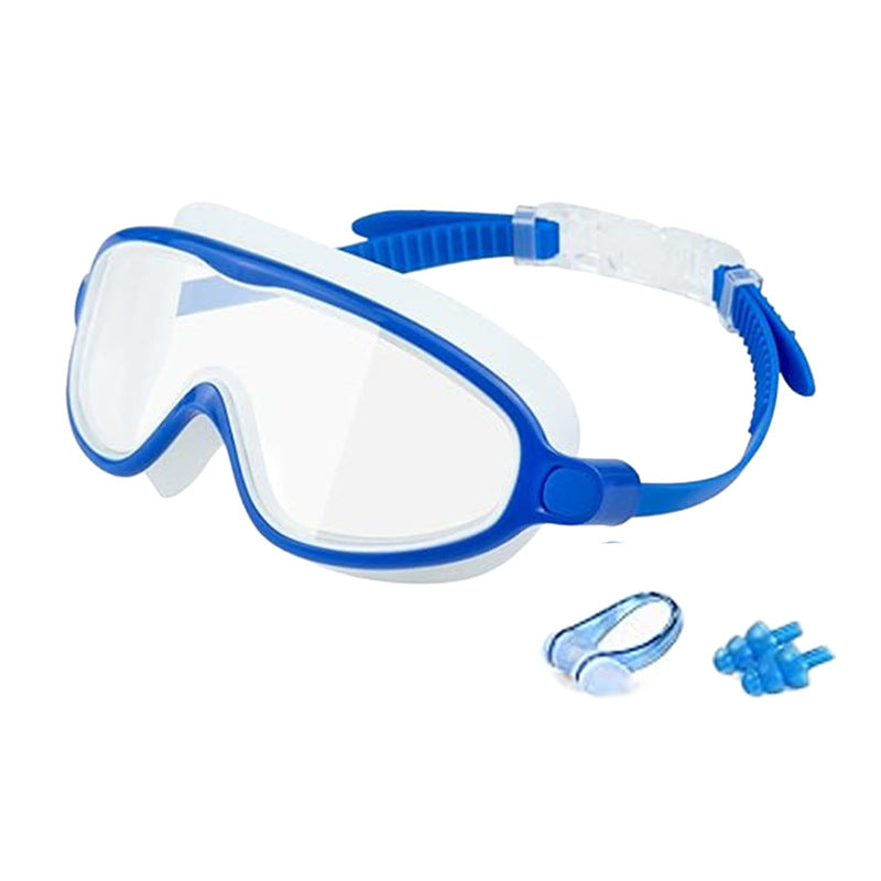 Kids Large-Frame Swimming Goggles With Nose Cover High-Definition Waterproof – Premium 0 | RICALOUX
