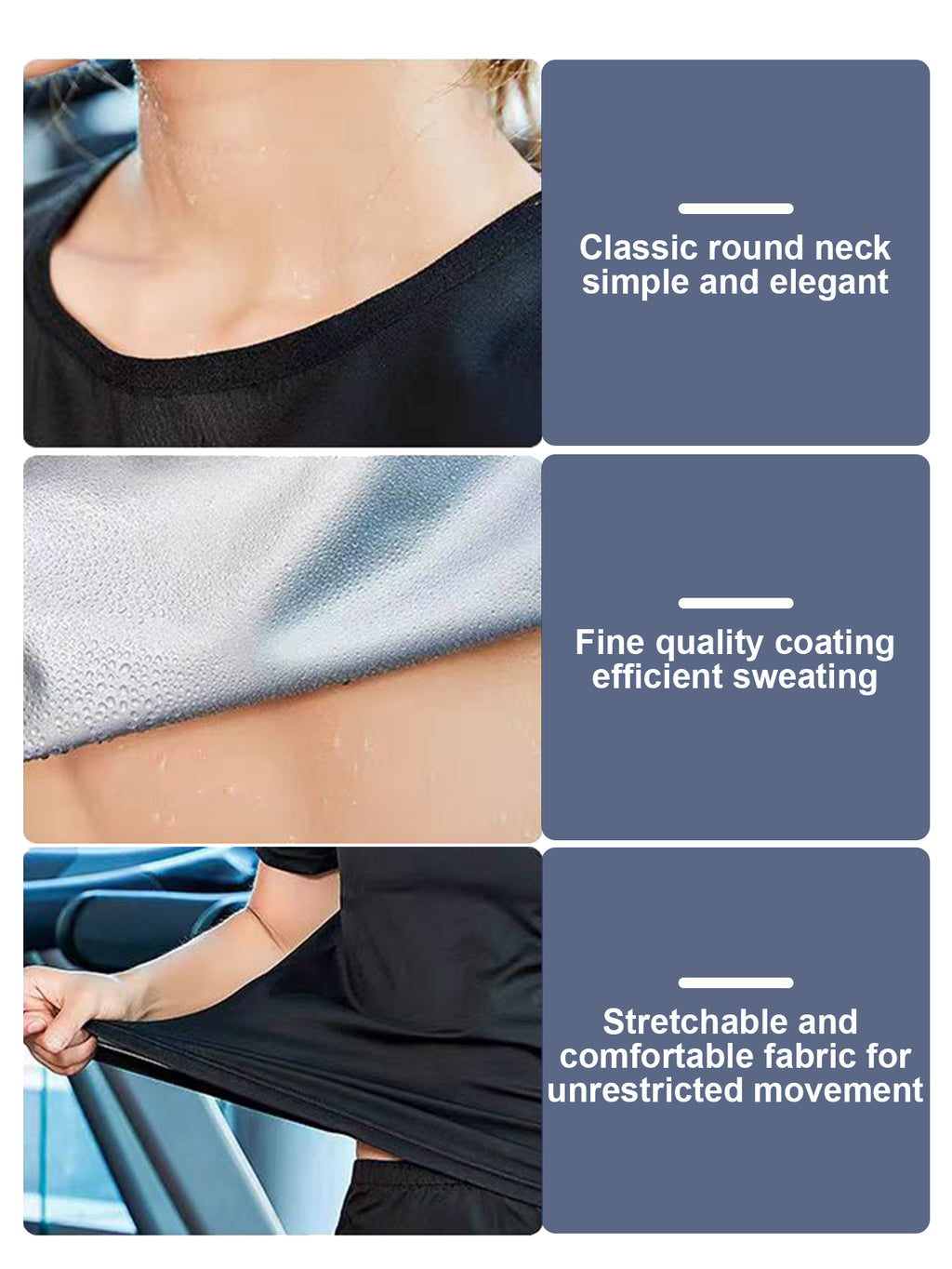 Women's Heat Trapping Sauna Shirt - Sweat Vest Compression Shapewear - Sauna Suit Top - Sweat More & Look Great by Ricaloux