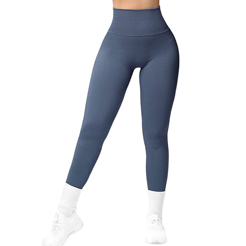 Women's High-Waisted Cargo Pocket Peach Butt Yoga Pants For Autumn And Winter, European & American Style, Stretchy Lifting Butt Quick-Dry Athletic by Ricaloux