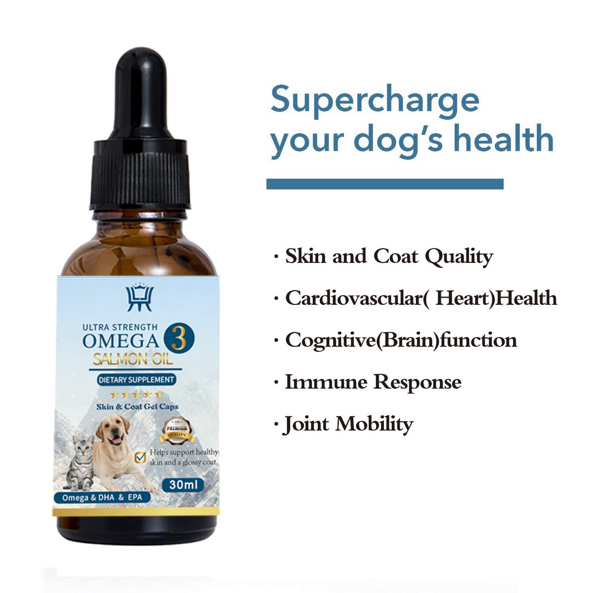 Salmon Oil Pet Care by Ricaloux