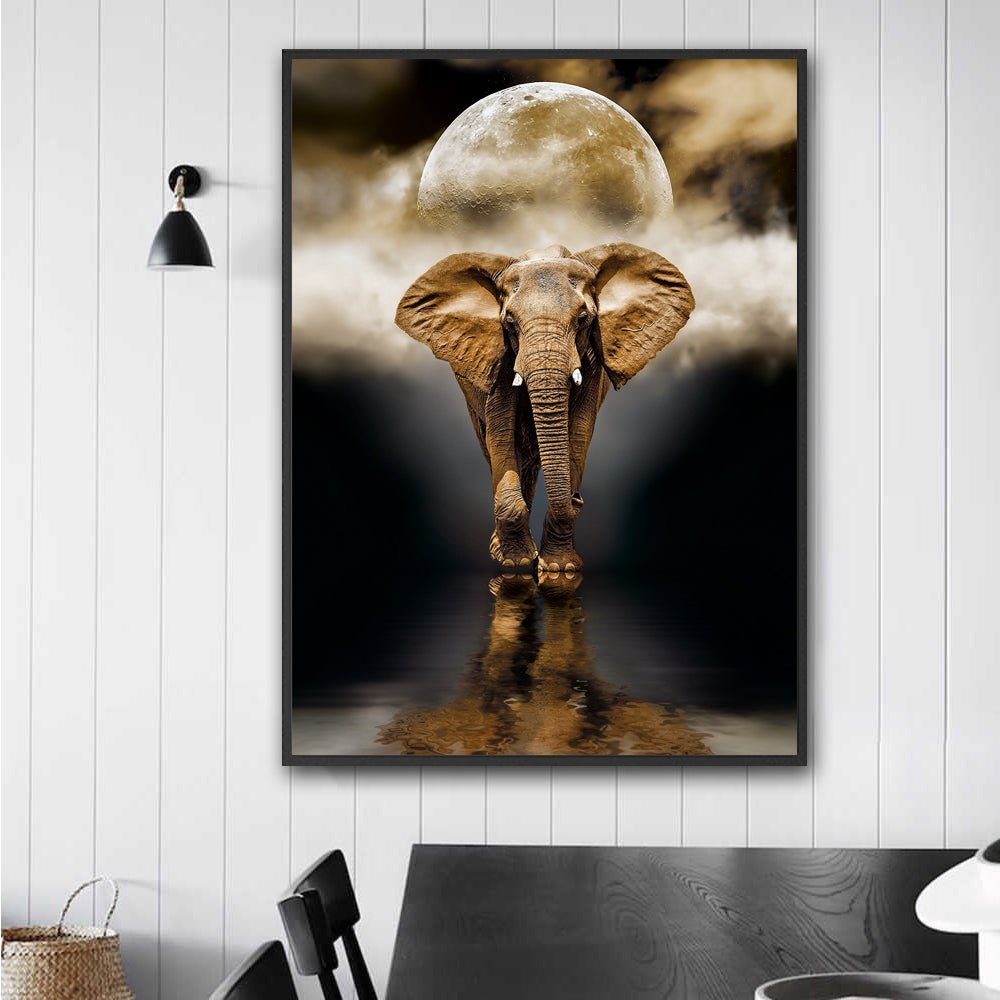 Creative Home Decor Elephant Canvas Painting - RICALOUX