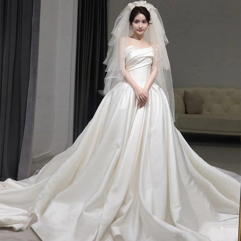 Temperament Princess Style French Satin Tail - RICALOUX