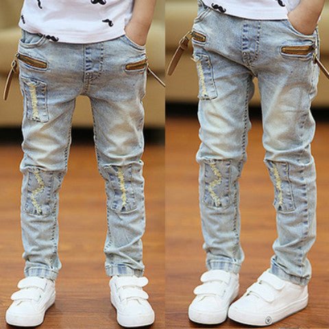 Boys' Denim Trousers Trousers Children's Clothing - RICALOUX