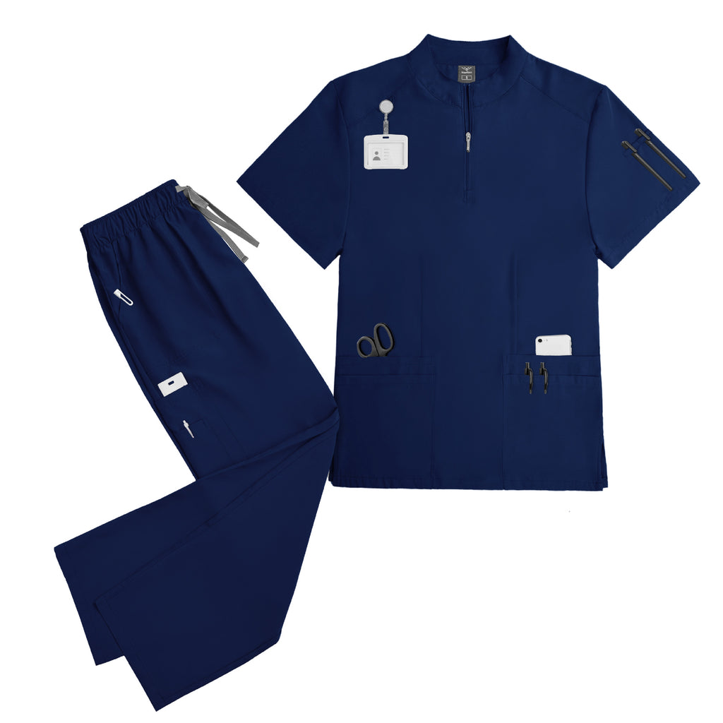 Short-sleeve Scrub Top For Doctors by Ricaloux