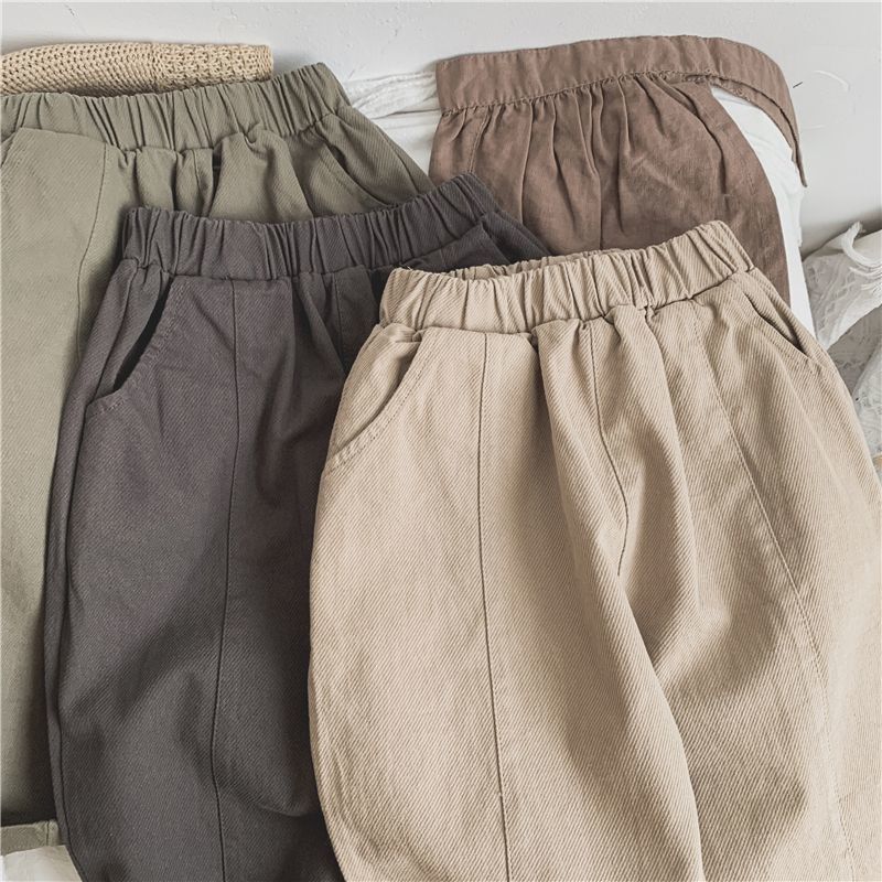 Children's Line-pressing Casual Pants Boys And Girls Baby Pants Spring And Autumn Clothing - RICALOUX