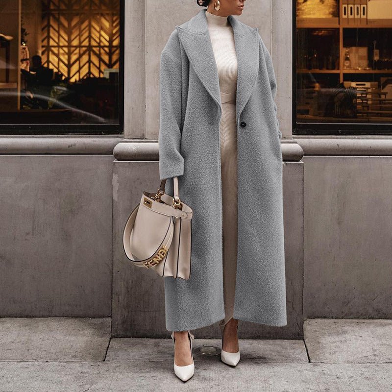 Warm Jacket Long-sleeved Lapel Women's Plush - RICALOUX