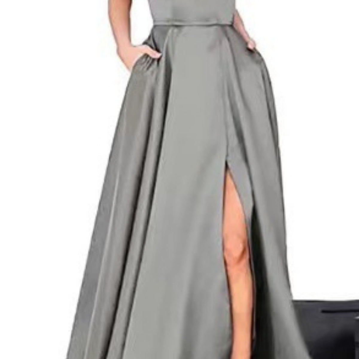 European And American Bridesmaid Dress, Long Style, Figure-flattering, Off-the-shoulder Design – Premium 0 | RICALOUX