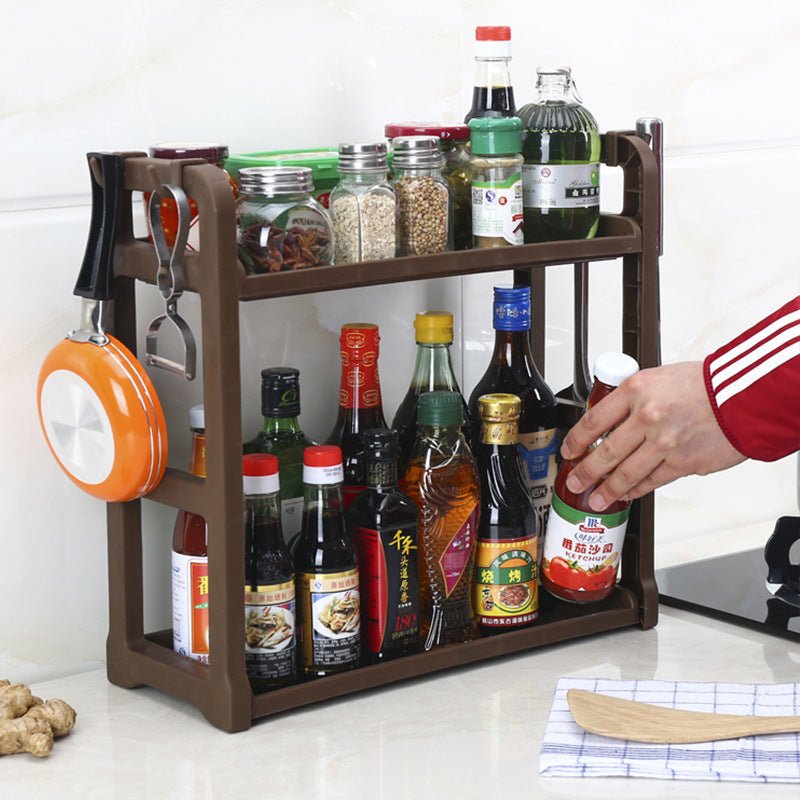 Kitchen Storage Shelving Kitchen Supplies Storage Artifact Multilayer - RICALOUX