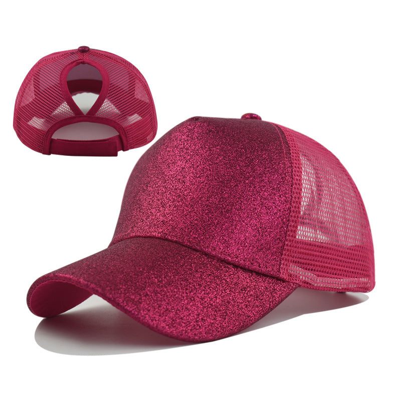 Women's Netting Breathable, Allowing Hair To Be Exposed. Fashionable And Simple Style Baseball Cap. Suitable For Sisters To Go Out And Do Outdoor Activities. by Ricaloux