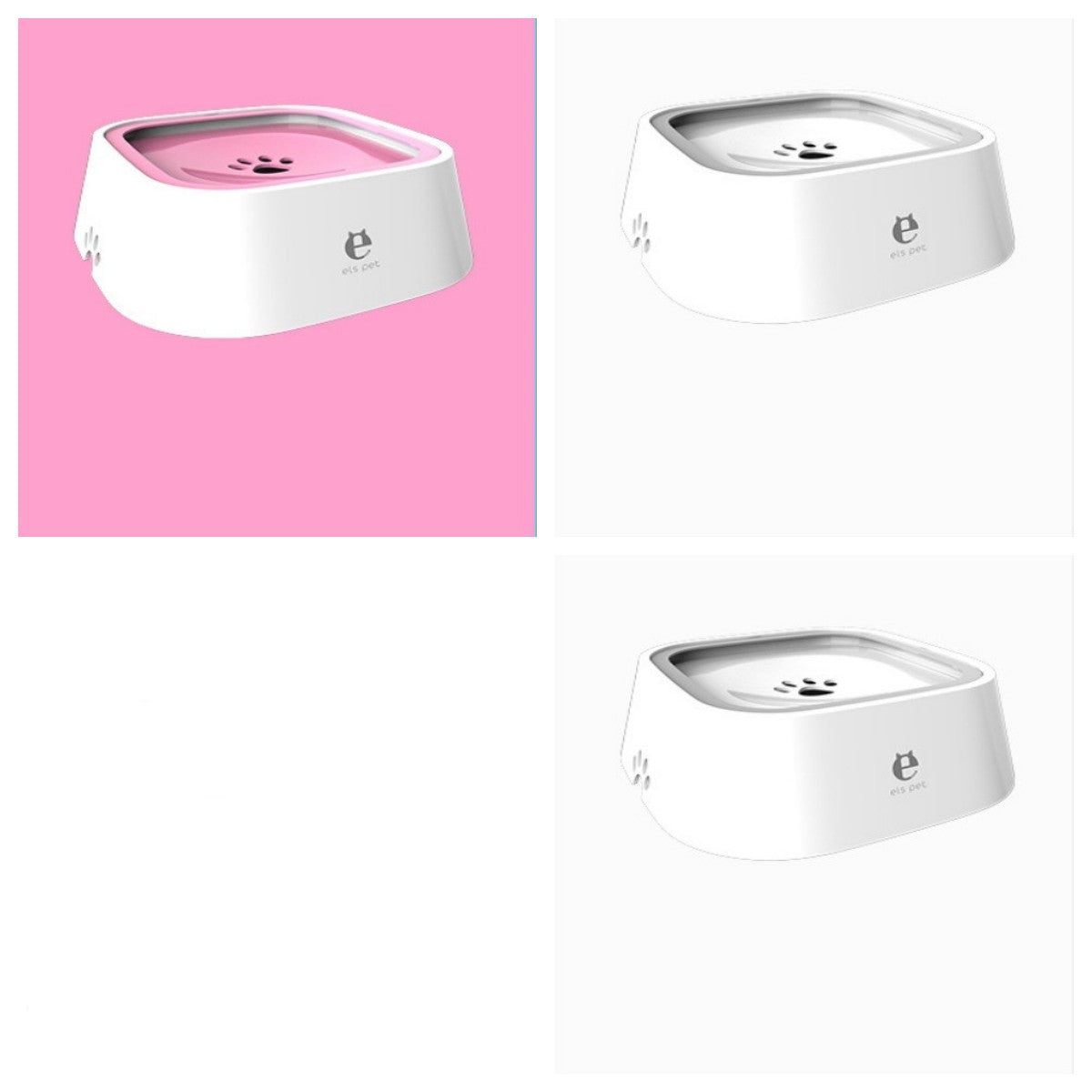 1.5L Cat Dog Water Bowl Carried Floating Bowl Anti-Overflow Slow Water Feeder Dispenser Pet Fountain ABS&PP Dog Supplies by Ricaloux