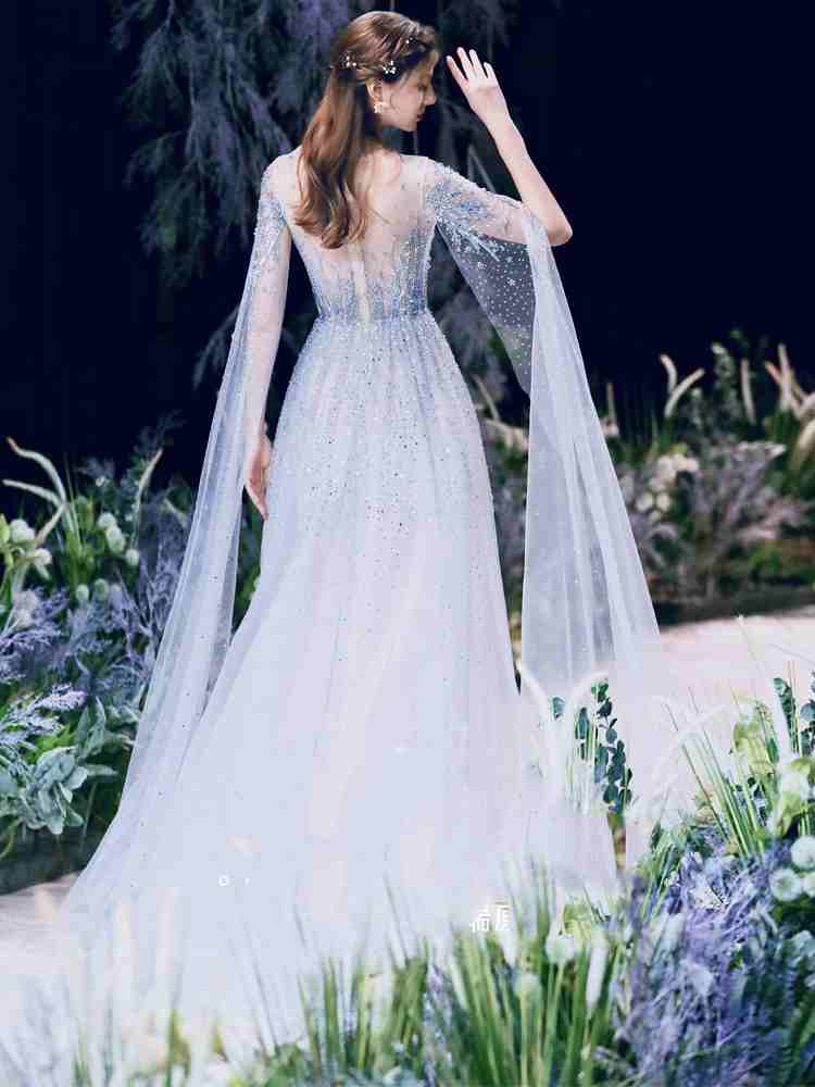 High-end Engagement Evening Dress Light Luxury Niche Wedding Banquet Female - RICALOUX