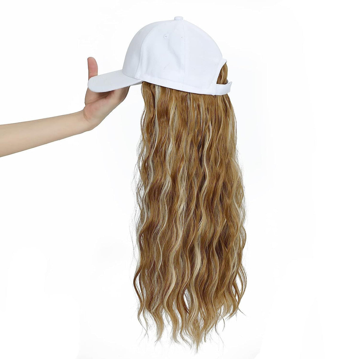 Hat One-piece Women's Big Wave Long-rolled Chemical Fiber Wig – Premium 0 | RICALOUX