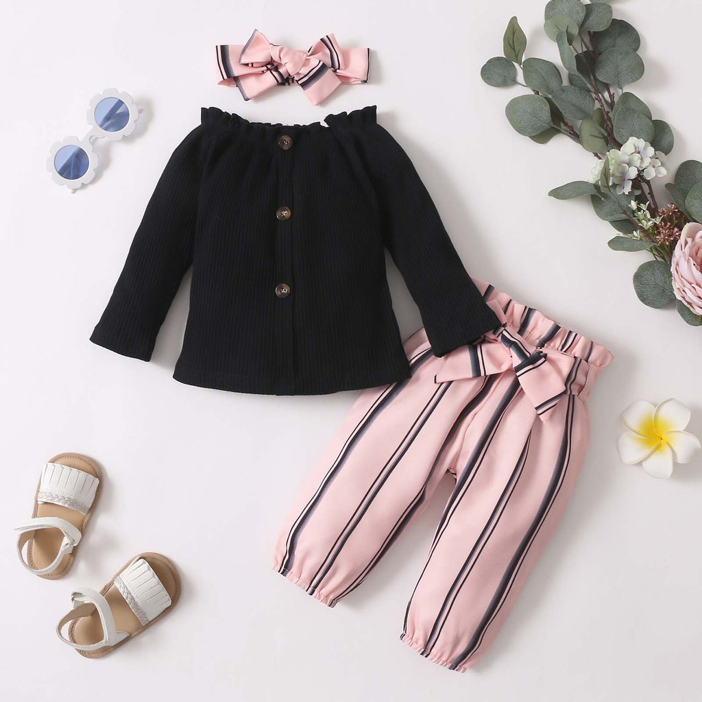 3M-24M Newborn Baby Clothes Set Toddler Girl Outfits - RICALOUX