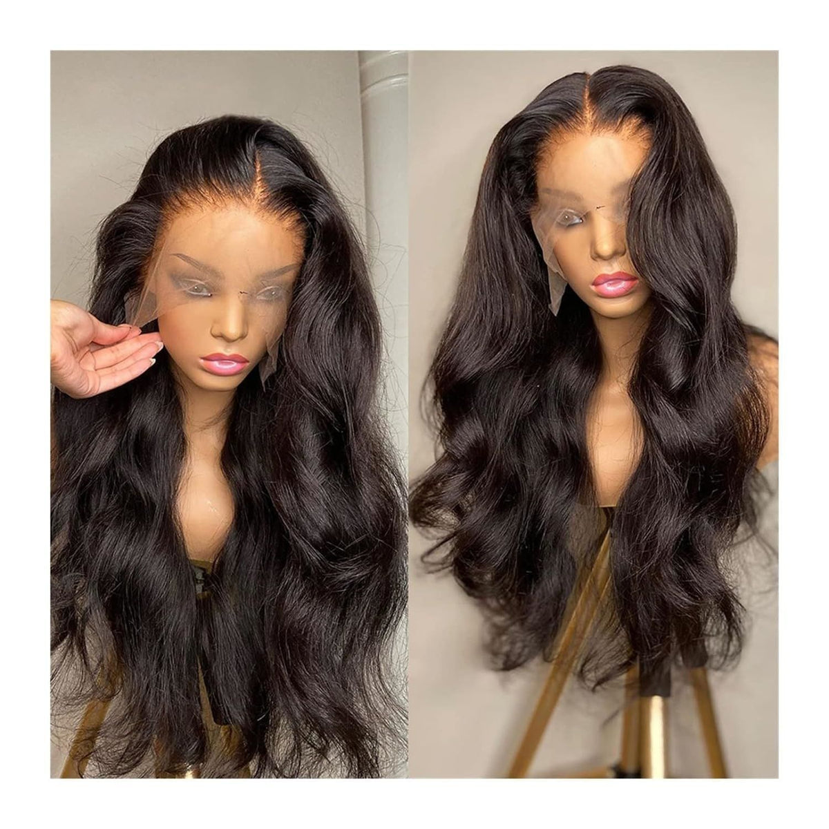 Women's Long Curly Hair Big Wave Wigs Chemical Fiber Full-head Wig – Premium 0 | RICALOUX