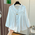 Full-length Tummy-covering Top For Early Autumn by Ricaloux