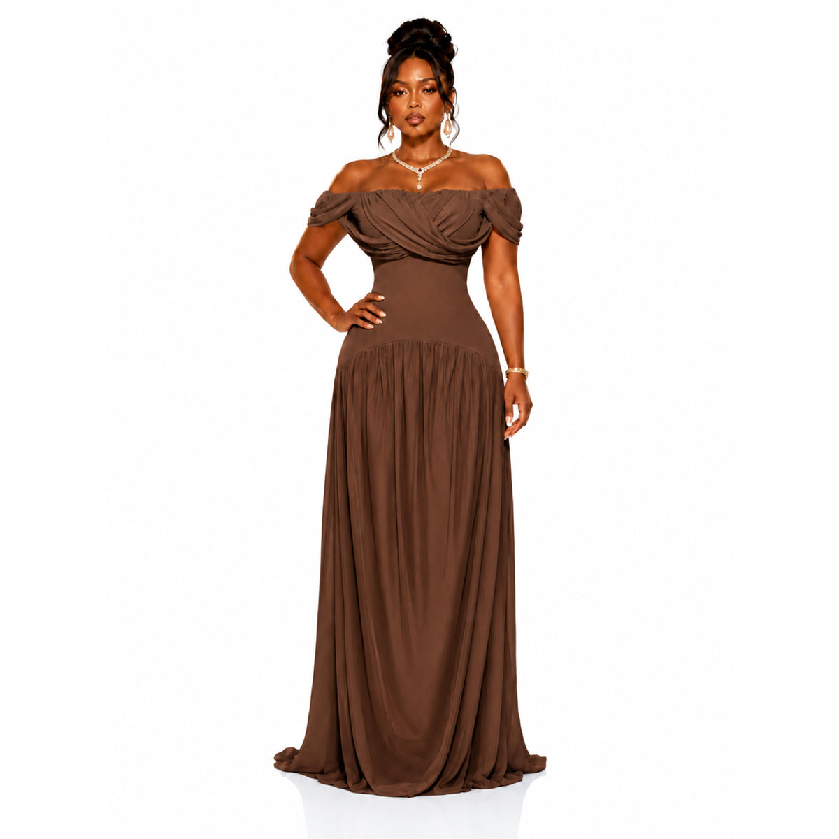 Figure-flattering Slimming Sleeveless Dress by Ricaloux