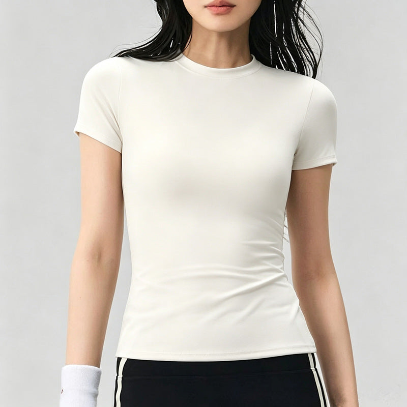 Womens Tightfitting Short Sleeve Yoga Top – Premium 0 | RICALOUX