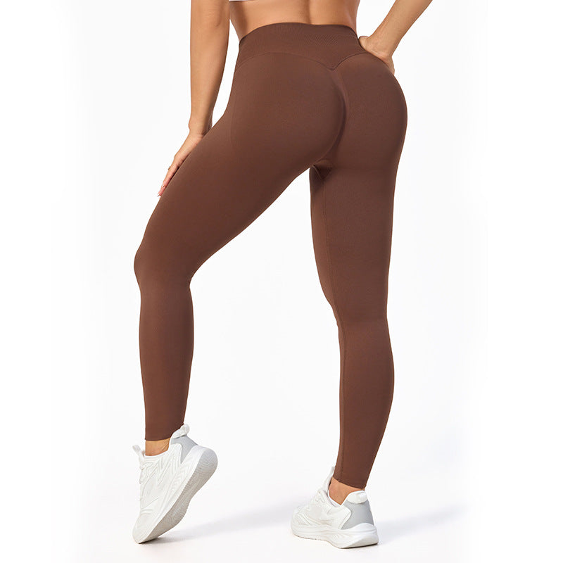 Womens High-Waisted Yoga Pants European And American Style – Premium 0 | RICALOUX