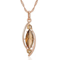 Zircon Necklace For Women Geometric Jewelry by Ricaloux