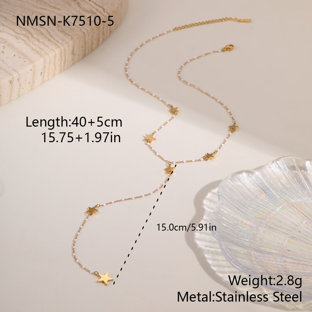Stainless Steel Jewelry Tassel Necklace For Women – Premium 0 | RICALOUX