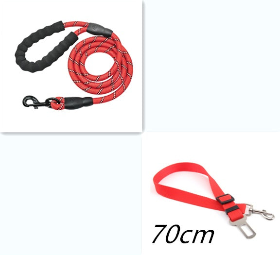 Reflective Dog Leash Nylon Pet Dog Leash Rope For Small Medium Large Dogs Walking Training Pet Suppiles by Ricaloux