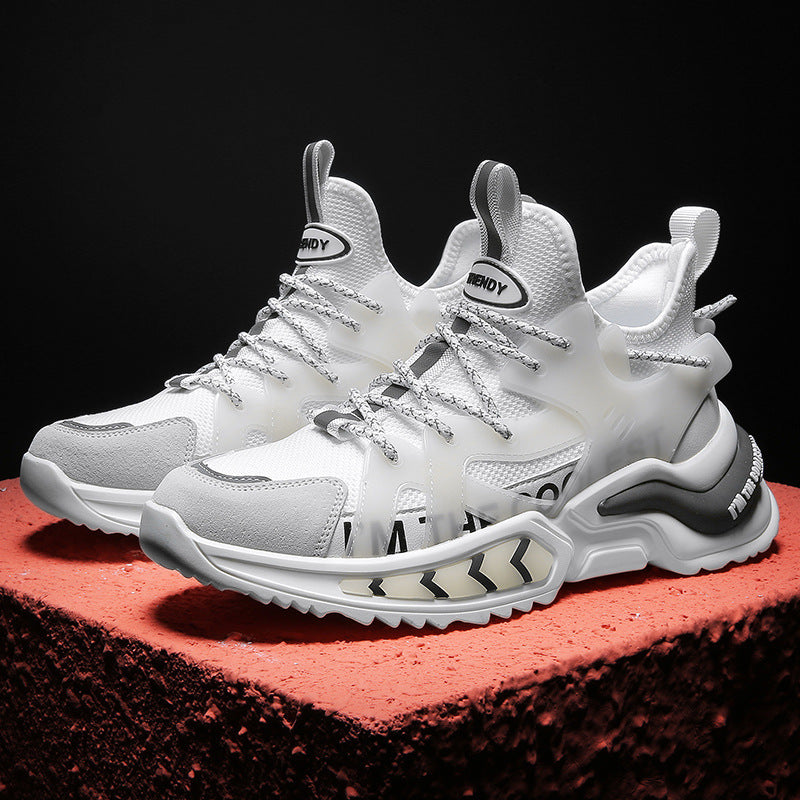 Fashion Sneakers High Top Sport Running Athletic Tennis Walking Shoes Men by Ricaloux