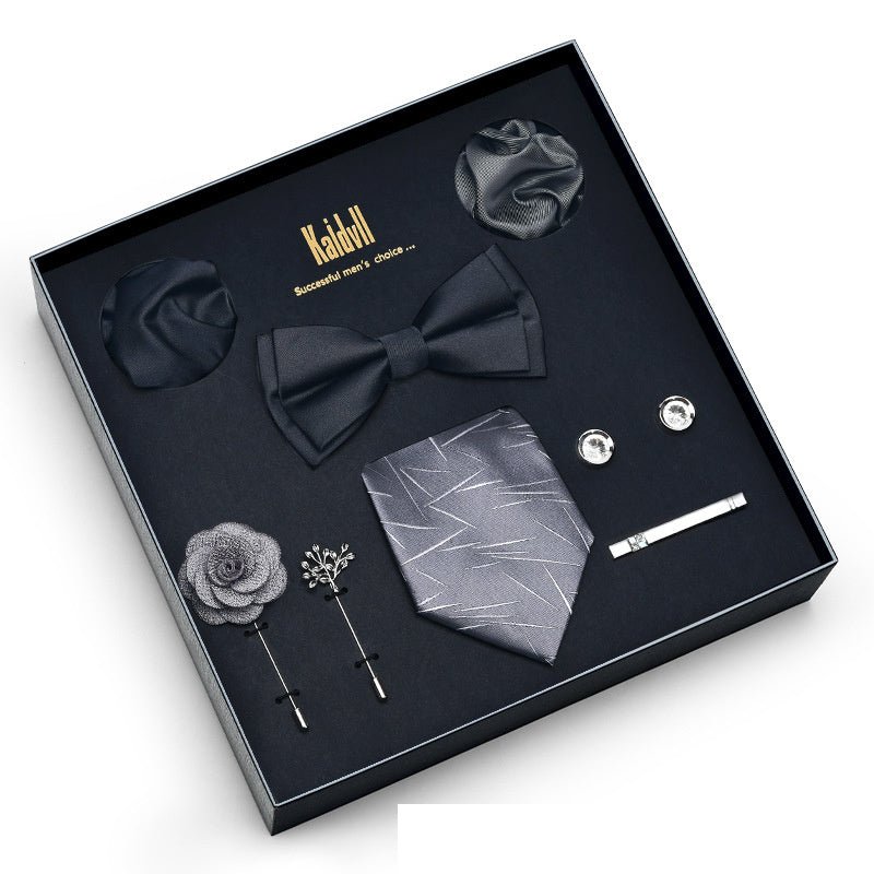 Eight Piece Tie Square Bow Tie Brooch – Premium 0 | RICALOUX