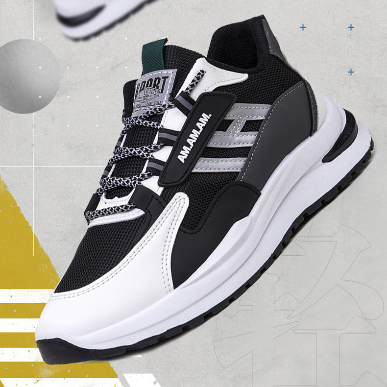 Men Sneakers White Sports Shoes Running Walking – Premium 4 | RICALOUX