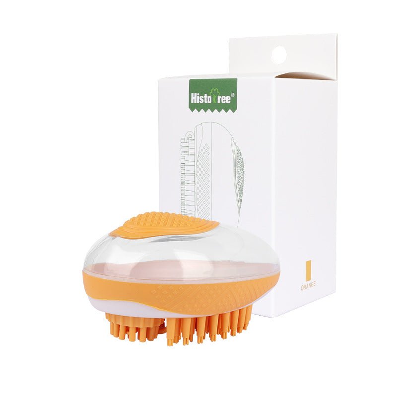 Dog Cat Bath Brush 2-in-1 Pet SPA Massage Comb Soft Silicone Pets Shower Hair Grooming Cmob Dog Cleaning Tool Pet Products - RICALOUX