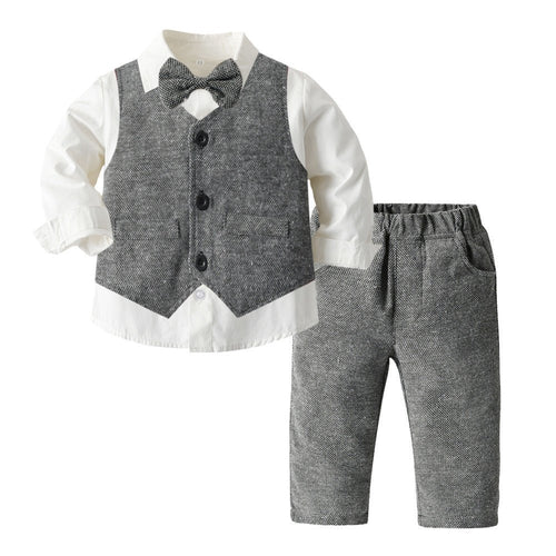 Boys Autumn Clothing Children's Suit Three-piece Set - RICALOUX