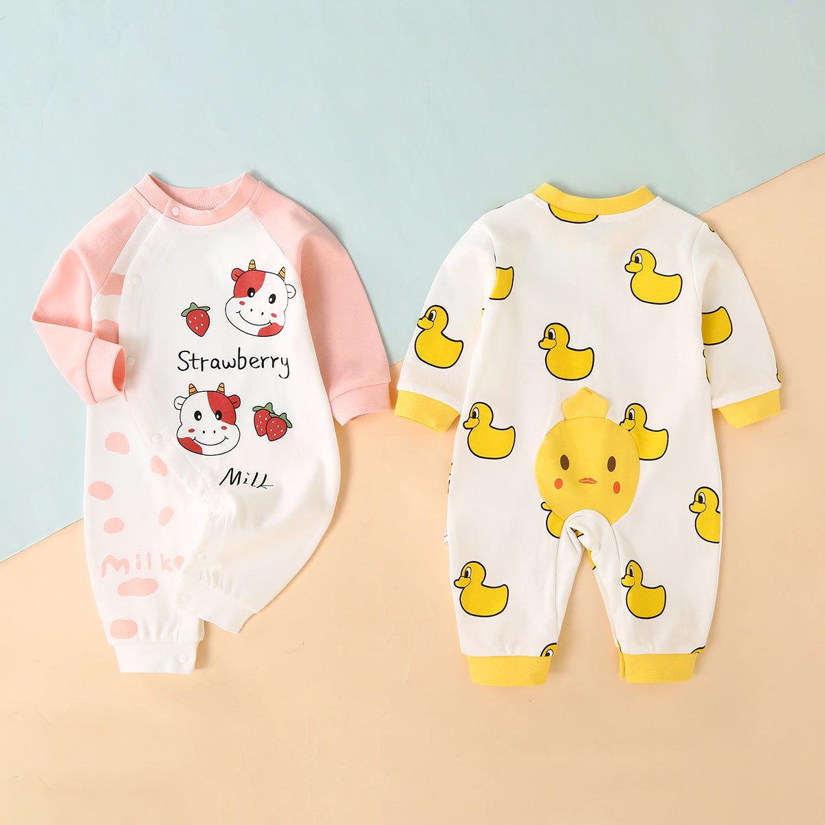 Long-sleeved Romper Girl Baby Clothes Autumn Suit - RICALOUX
