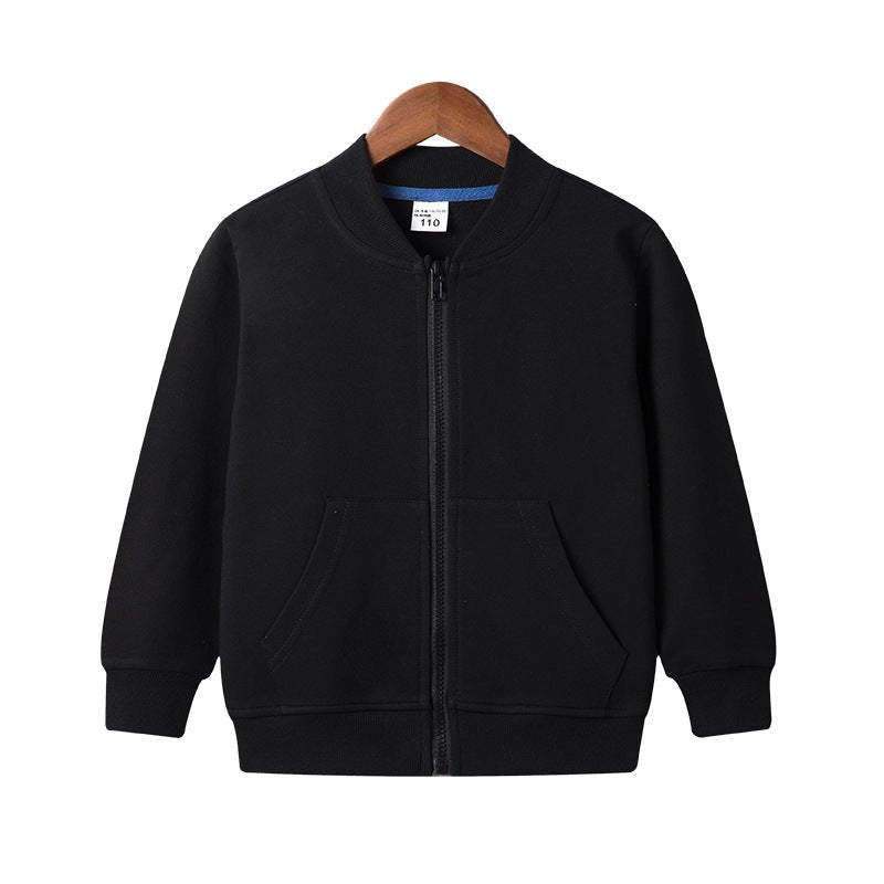 Children's Autumn Clothing Boys And Girls Zipper Sweater Coat Casual Sports Top - RICALOUX