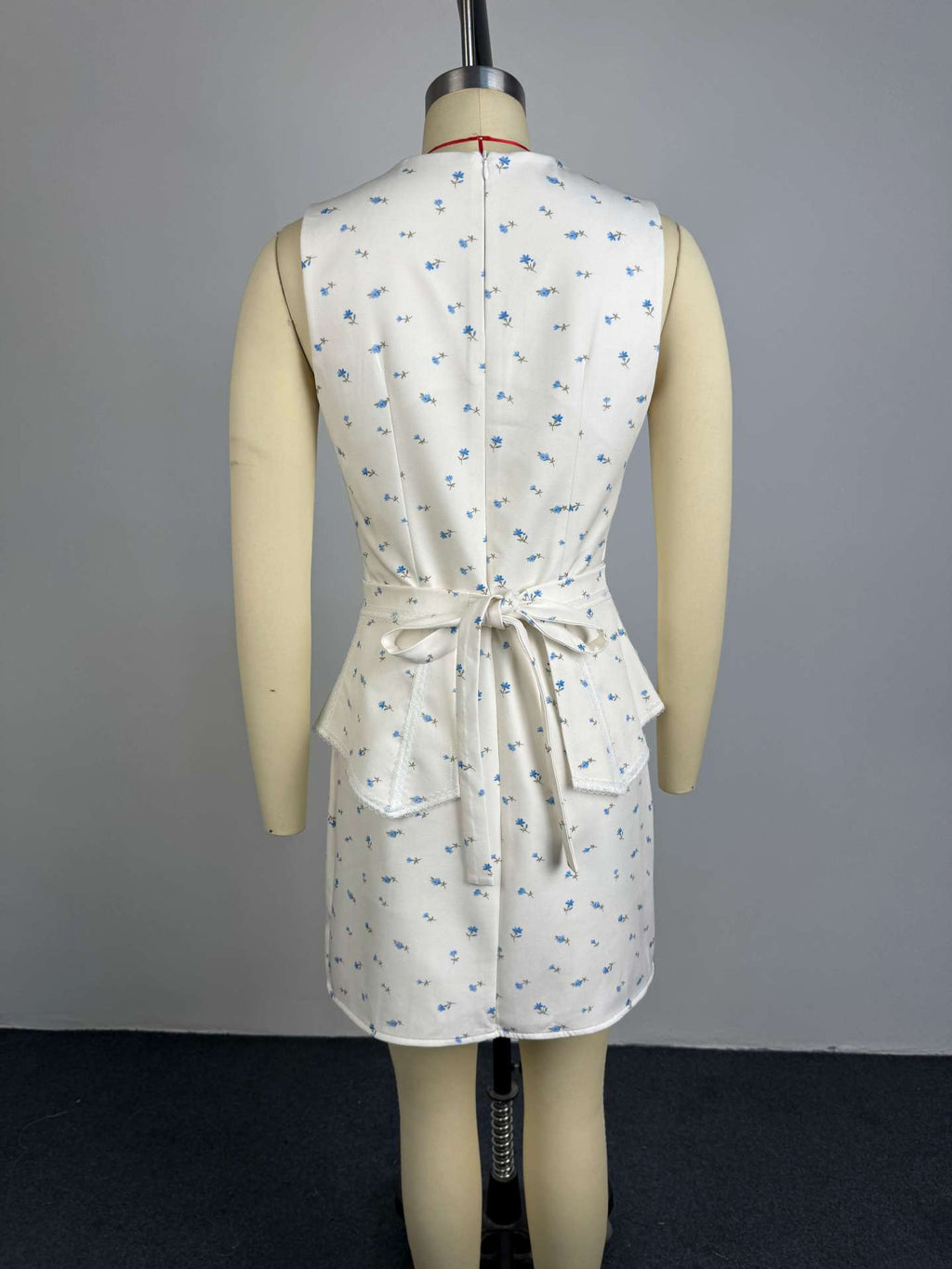 Irregular Floral Print Top And Skirt Set by Ricaloux