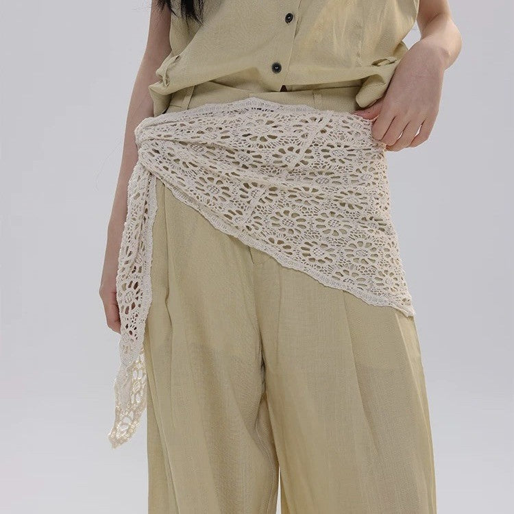 New Crochet Womens Triangle Scarf Ethnic-Style SpringAutumn Scarf by Ricaloux