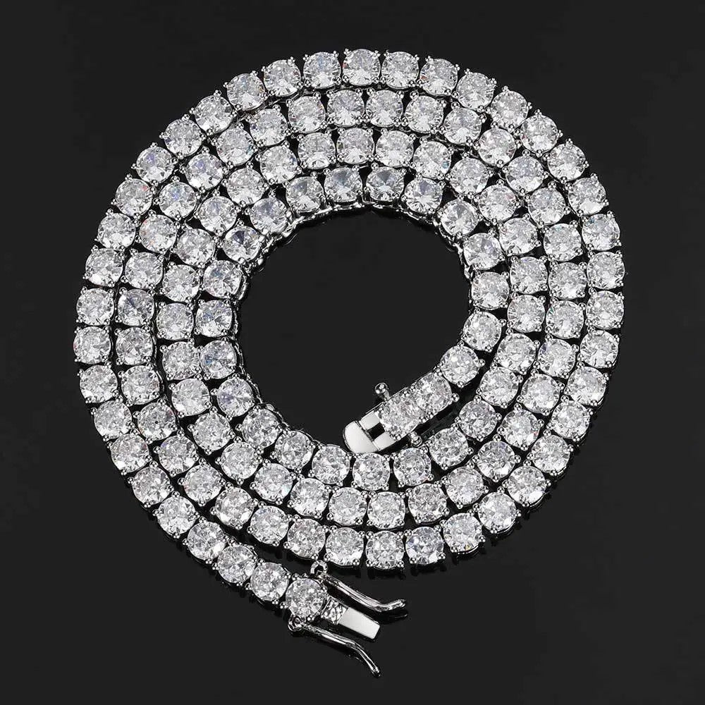 Customized Zircon Tennis Necklace Jewelry For Women – Premium 0 | RICALOUX