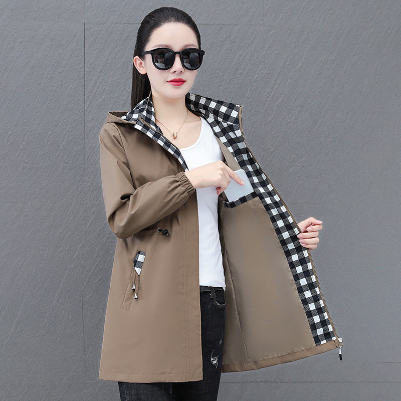 Womens Fashionable Loose-fit Oversized Hooded Jacket – Premium 0 | RICALOUX