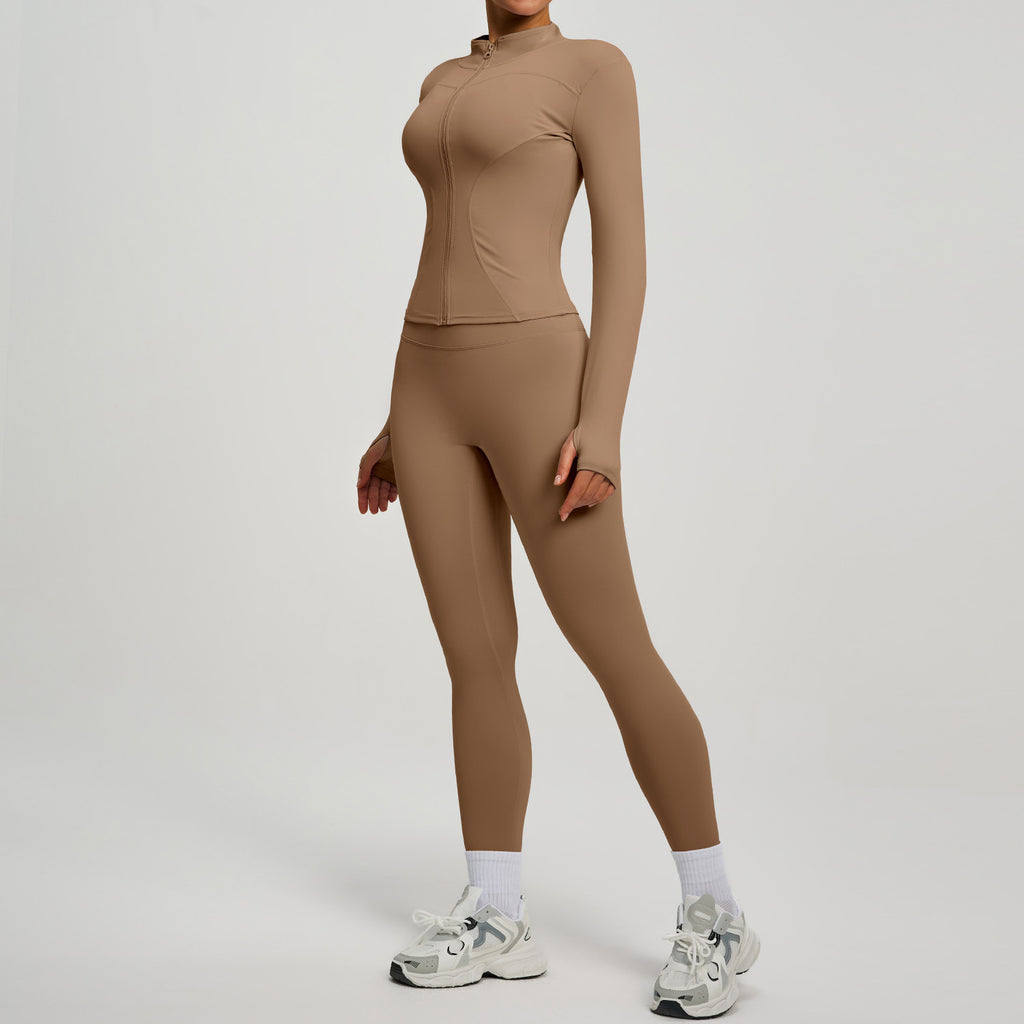 Fitness High-waist Butt-lifting Running Two-piece Set – Premium 0 | RICALOUX
