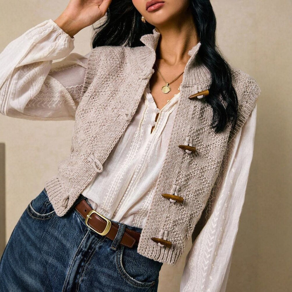 Womens Fashionable And Versatile Knitted Cardigan Coat by Ricaloux