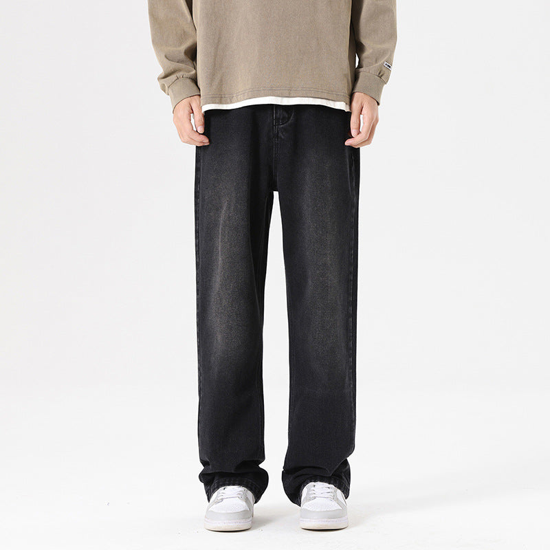 Mens Trendy Straight-leg Loose-fit Fashion Workwear by Ricaloux