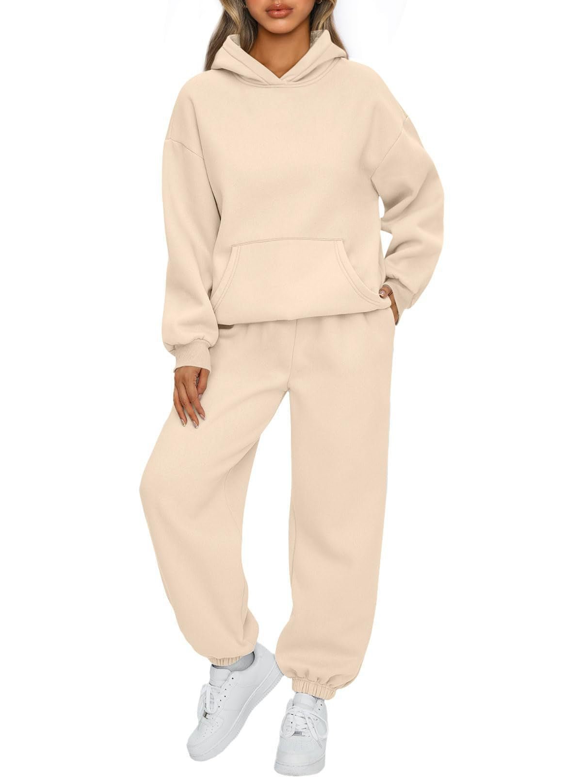 Women's Two-piece Casual Hoodie Sportswear Trousers Suit - RICALOUX