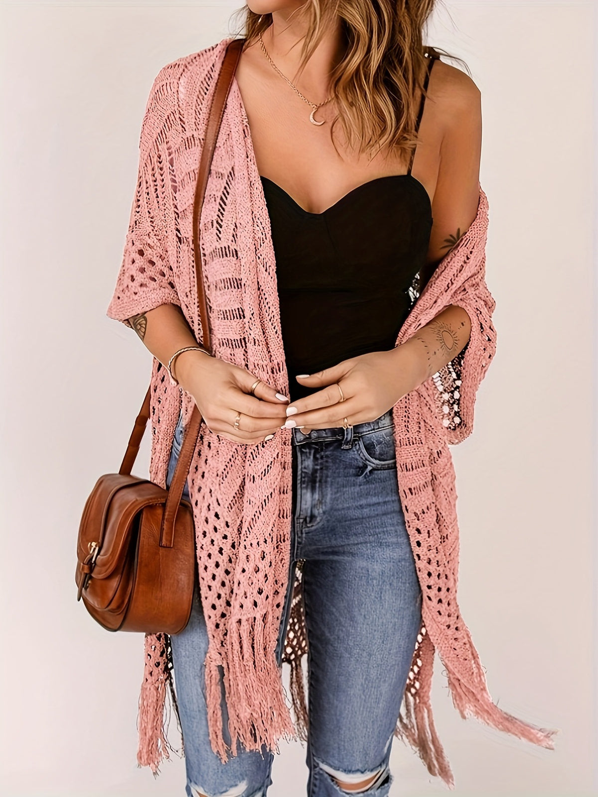 Outdoor Beach Vacation Sun-protection Knitwear by Ricaloux