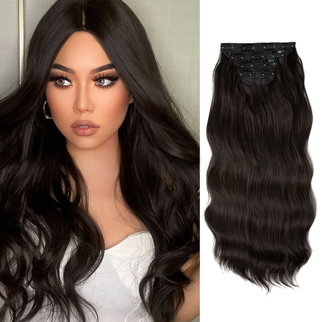 High-temperature Fiber Wig Women's Wig Set Four-piece Set – Premium 0 | RICALOUX