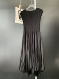 Solid-color Lace Elegant Plus-size Womens Dress by Ricaloux