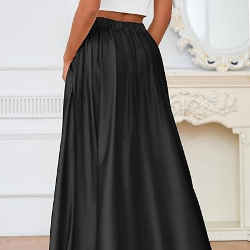 New Elegant Solid-color Pocket Dress For Women by Ricaloux