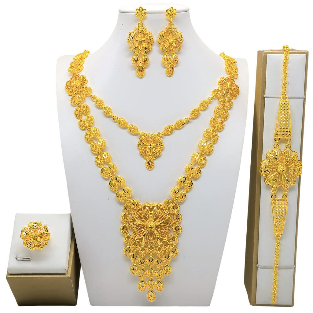 Jewelry Suit Bridal Gift For Women Wedding Decoration by Ricaloux