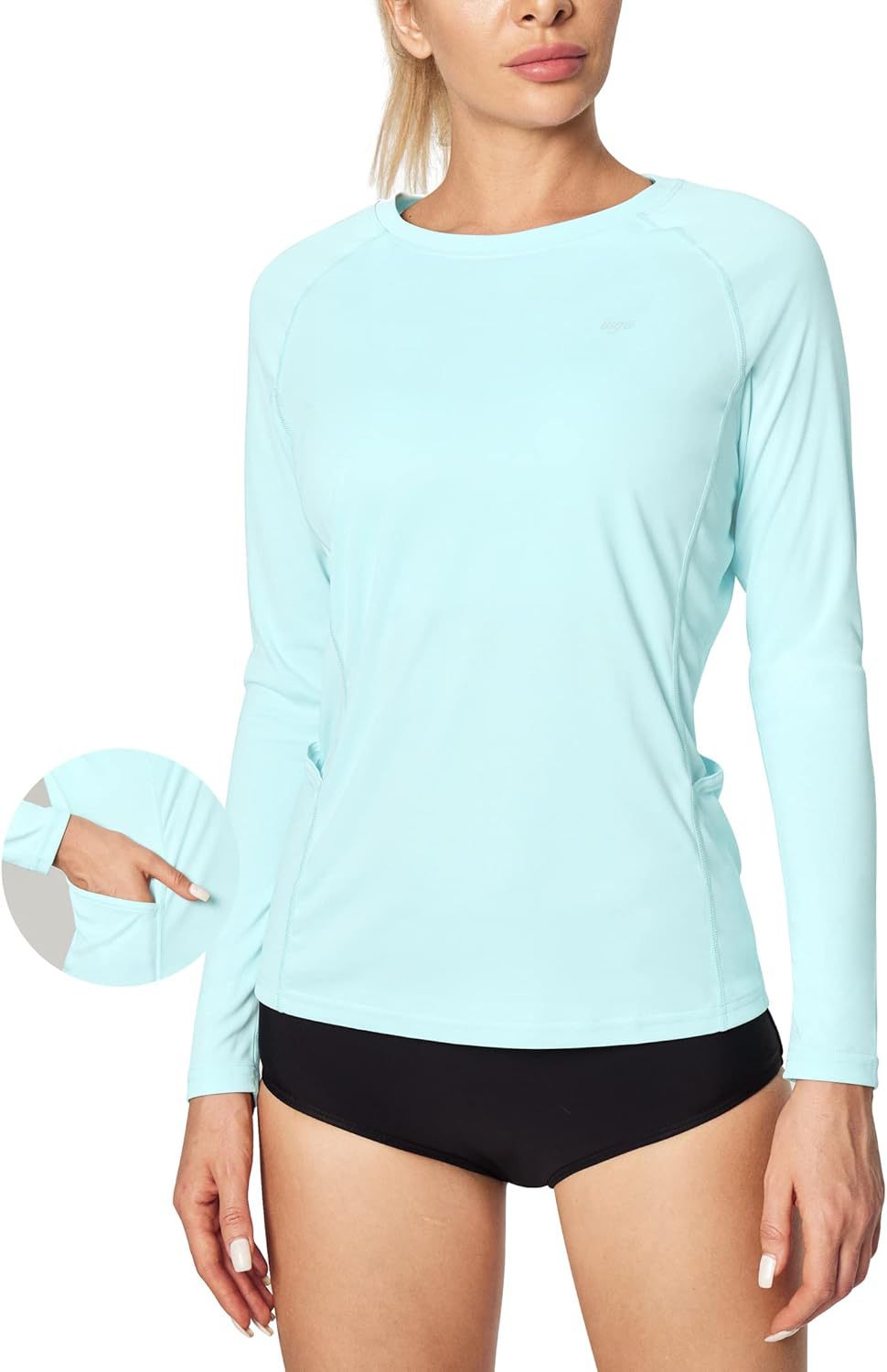 Crew-neck T-shirt Slim-fit Athletic Training Top by Ricaloux