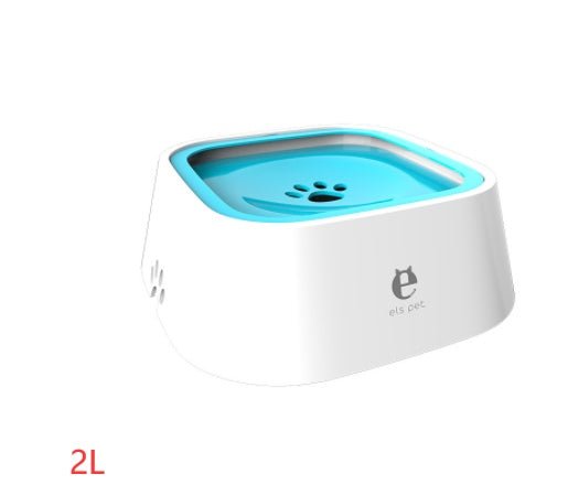 1.5L Cat Dog Water Bowl Carried Floating Bowl Anti-Overflow Slow Water Feeder Dispenser Pet Fountain ABS&PP Dog Supplies - RICALOUX