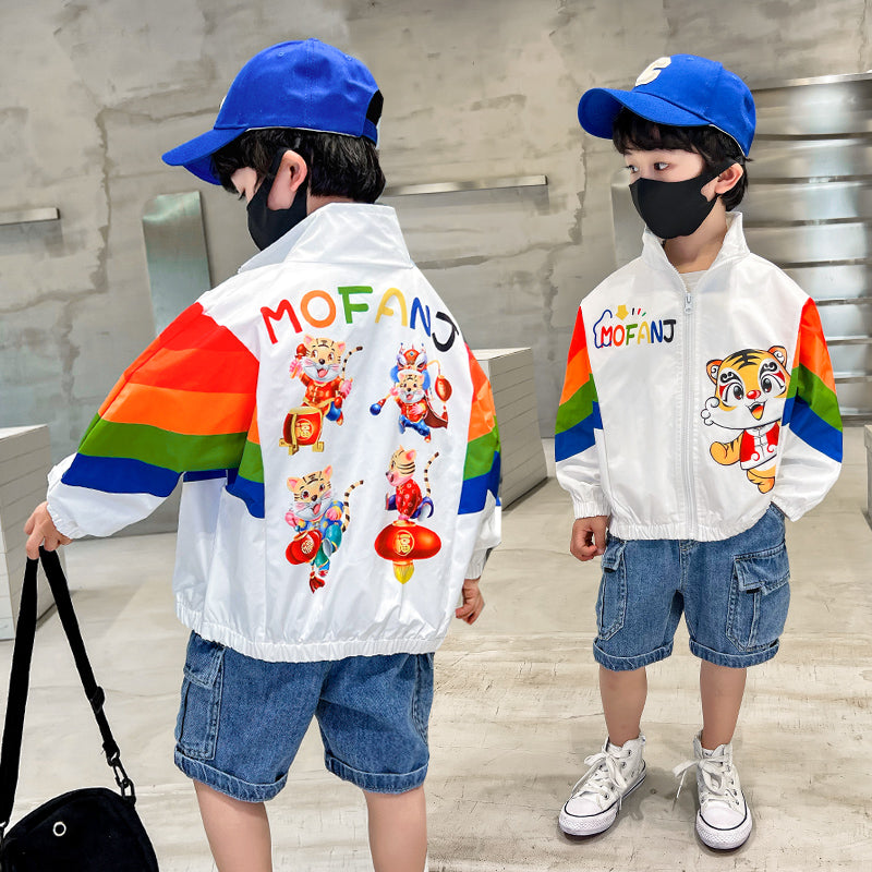 Children's Sun Protection Clothing Thin Breathable Jacket by Ricaloux