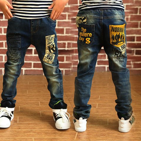 Boys' Denim Trousers Trousers Children's Clothing - RICALOUX