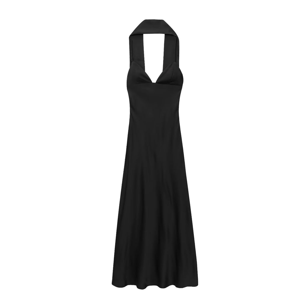 Womens Casual Dress With A Silk-satin Texture by Ricaloux